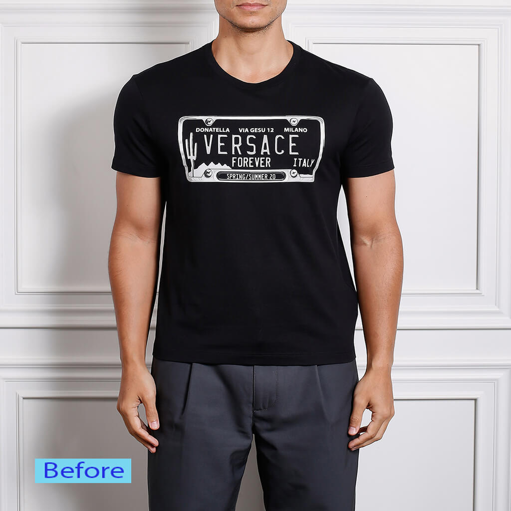 The process of digital image manipulation before